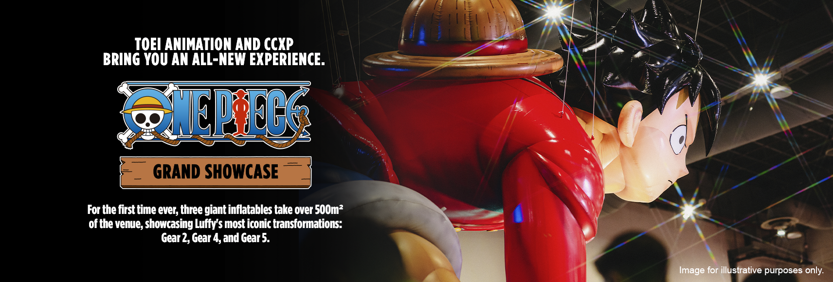 TOEI ANIMATION E CCXP APRESENTAM ONE PIECE GRAND SHOWCASE, UMA EXPERIÊNCIA IMERSIVA ORIGINAL DA CCXP26 COM A FRANQUIA DE ANIME GLOBAL CRIADA POR EIICHIRO ODA